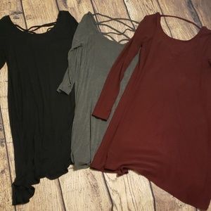 Bundle 3 soft comfy dresses